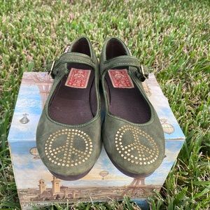 Lucky Brand Peace Sign Mary Janes